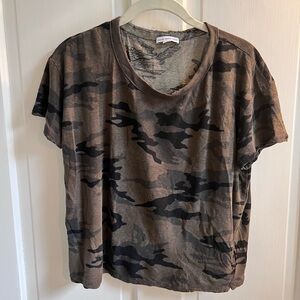 James Perse camo cotton tee